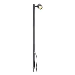 HELIA LED 1 светильник IP55 без основания с LED 8Вт, 3000К, 450lm, антрацит