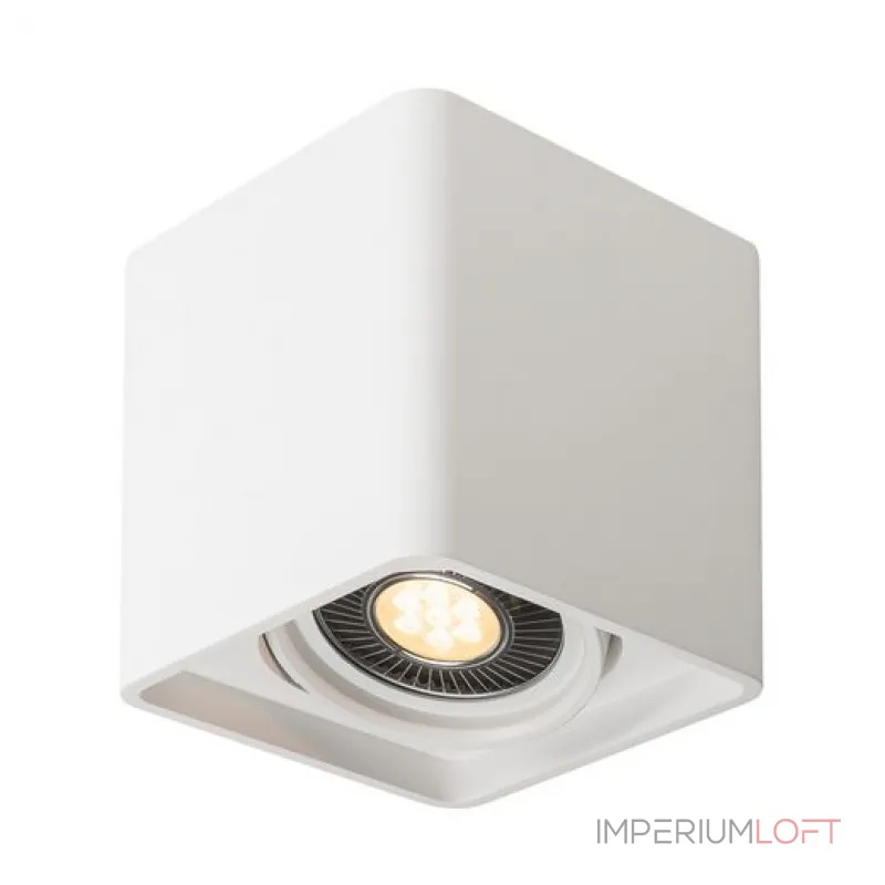 PLASTRA BOX 1 XL светильник потолочный для лампы ES111 GU10 17.5Вт макс., белый гипс PLASTRA BOX 1 XL светильник потолочный для лампы ES111 GU10 17.5Вт макс., белый гипс