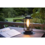 PHOTONIA TL светильник настол./подвесной IP44 для лампы E27 60Вт макс., с вилкой, антрацит/прозрач.