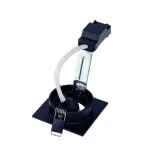 NEW TRIA 68 SQUARE GU10 светильник встраиваемый для лампы GU10 50Вт макс., матовый черный