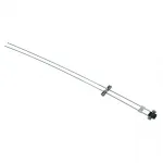 TENSEO, WIRE MR16 светильник для ламп MR16, MR11 или G4 20Вт макс., хром / черный