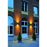 ENOLA_C OUT UP-DOWN светильник настенный IP55 c 2 COB LED по 9Вт(22.3Вт), 3000K,1700lm,35°, антрацит