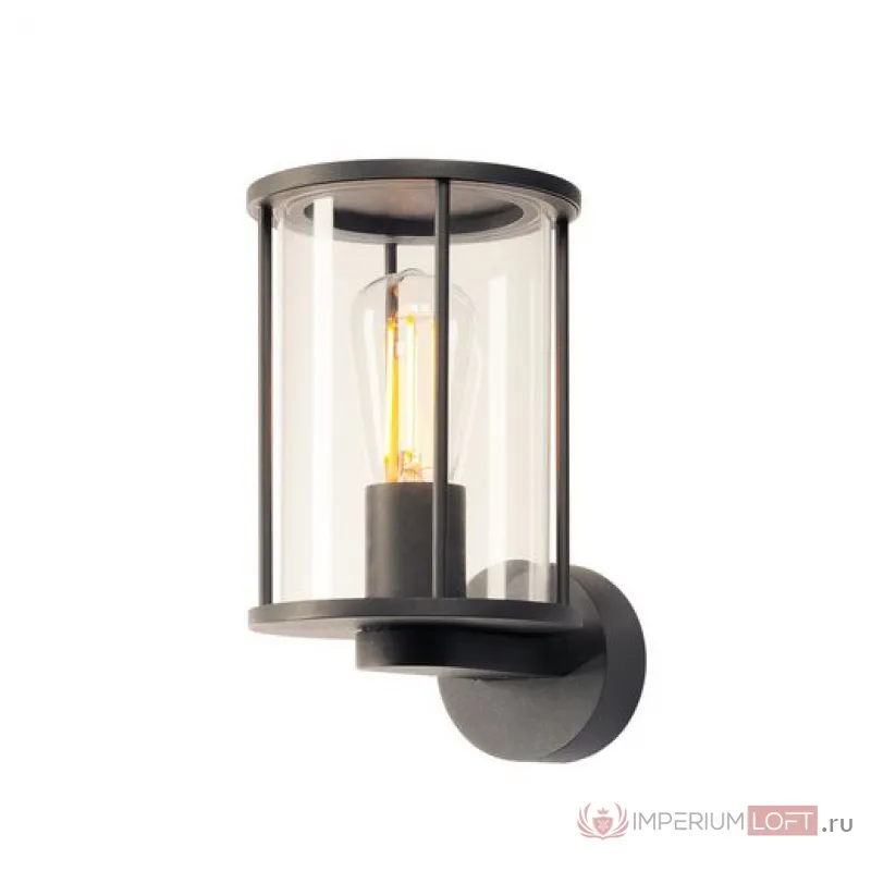 PHOTONIA светильник настенный IP55, для лампы Е27 60Вт макс, антрацит/ стекло прозрачное от ImperiumLoft