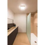 SIMA SQUARE LED SENSOR светильник накладной IP44 c датчиком и LED 22Вт (27Вт), 3000К, 2300lm, белый