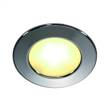 DL 126 LED светильник встраиваемый с 6 SMD LED, 2.8Вт, 3000K, 160lm, 90°, 12B=, хром