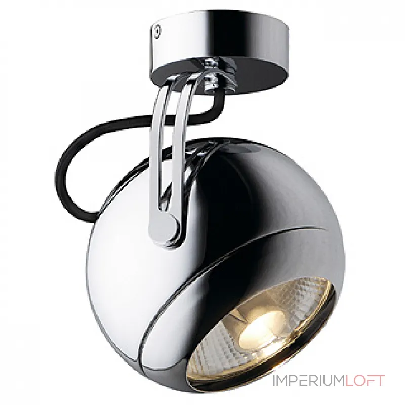 LIGHT EYE SPOT светильник накладной для лампы ES111 75Вт макс., хром