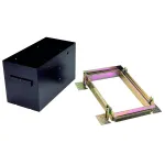 AIXLIGHT® PRO, 2 FRAMELESS корпус безрамочный для 2-x светильников MODULE, черный