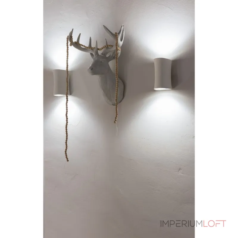 PLASTRA CURVE LED светильник настенный с LED 2x 2.2Вт (6.6Вт), 3000К, 200lm, белый гипс PLASTRA CURVE LED светильник настенный с LED 2x 2.2Вт (6.6Вт), 3000К, 200lm, белый гипс