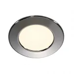 DL 126 LED светильник встраиваемый с 6 SMD LED, 2.8Вт, 2700K, 160lm, 90°, 12B=, хром