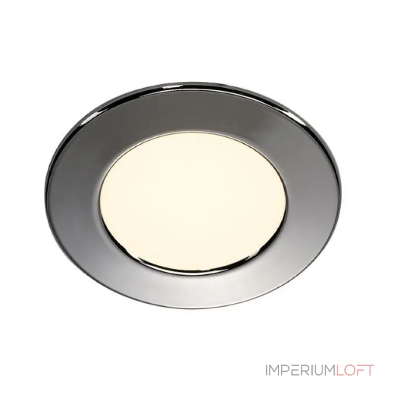 DL 126 LED светильник встраиваемый с 6 SMD LED, 2.8Вт, 2700K, 160lm, 90°, 12B=, хром