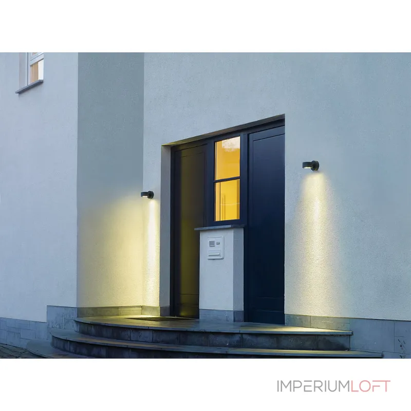 SITRA WALL светильник настенный IP44 для лампы GX53 9Вт макс., антрацит