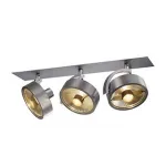 KALU RECESSED QPAR 3 светильник встраиваемый для 3-х ламп ES111по 75Вт макс., матированный алюминий
