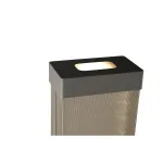 I-LINE TOUCH SL светильник напольный с LED 31Вт, 800lm+550lm, 3000К, серебристый