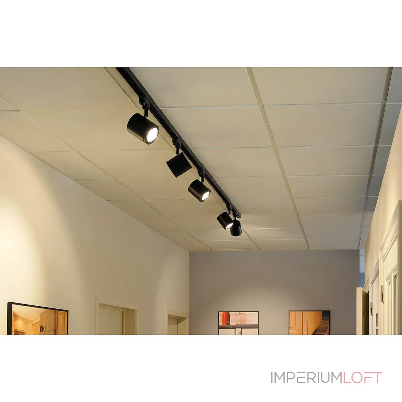 3Ph, ENOLA_C9 SPOT светильник с COB LED 9Вт (11.2Вт), 3000К, 850lm, 35°, черный