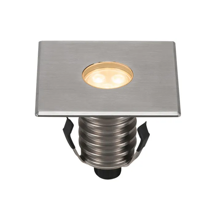 DASAR® 100 PREMIUM LED SQUARE светильник встр. IP67 c LED 3.8Вт (5.5Вт), 3000K,300lm, 24°, Al, сталь от ImperiumLoft