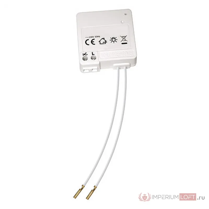 SLV CONTROL, радиодиммер 200W, 40-250Вт (накаливания, галогенные)/ 3-24Вт (LED, ESL), белый от ImperiumLoft