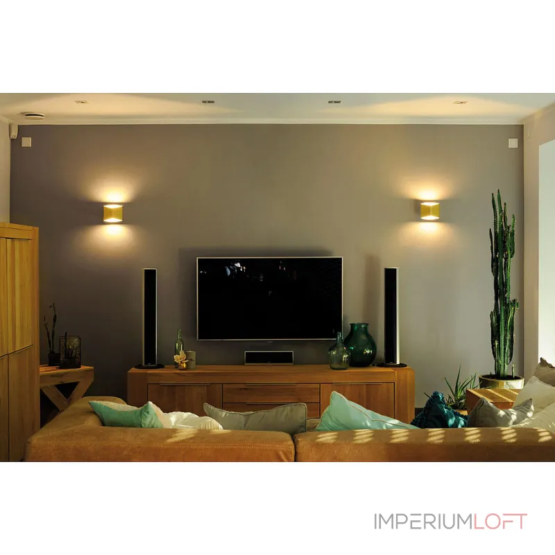 CARISO WL-2 светильник настенный с LED 7.6Вт (11Вт), 3000К, 390lm, латунь CARISO WL-2 светильник настенный с LED 7.6Вт (11Вт), 3000К, 390lm, латунь