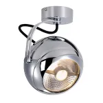 LIGHT EYE SPOT светильник накладной для лампы ES111 75Вт макс., хром