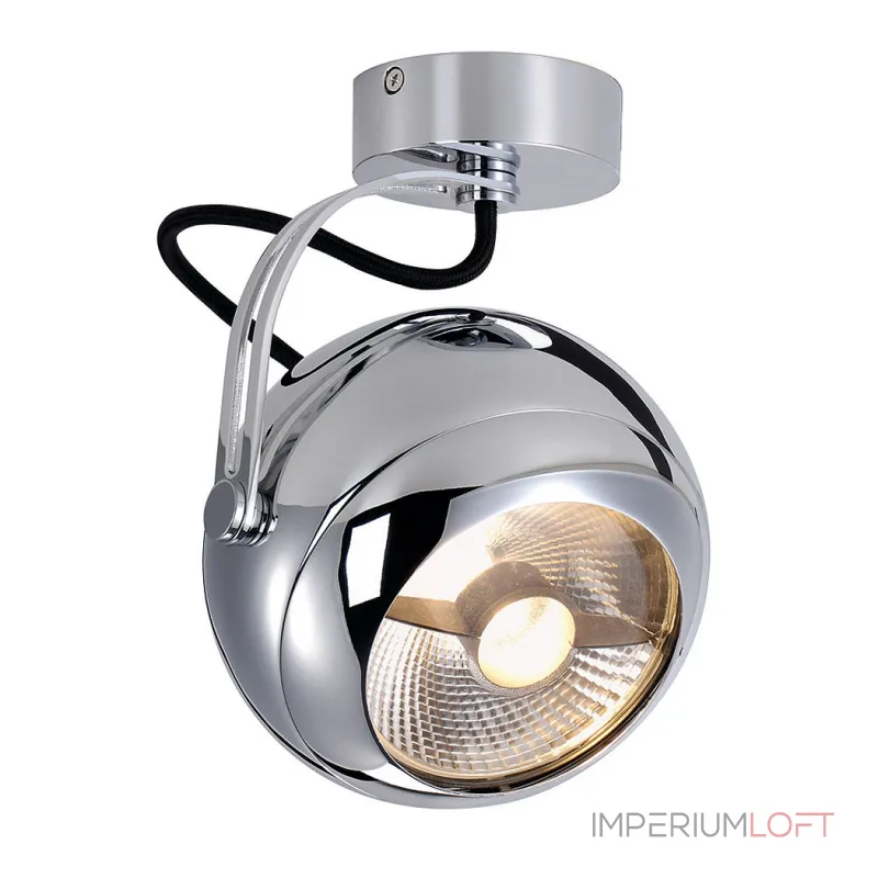 LIGHT EYE SPOT светильник накладной для лампы ES111 75Вт макс., хром