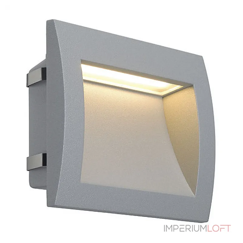 DOWNUNDER OUT LED L светильник встраиваемый IP55 c SMD LED 0.96Вт (3.3Вт), 3000К, 110lm,серебристый