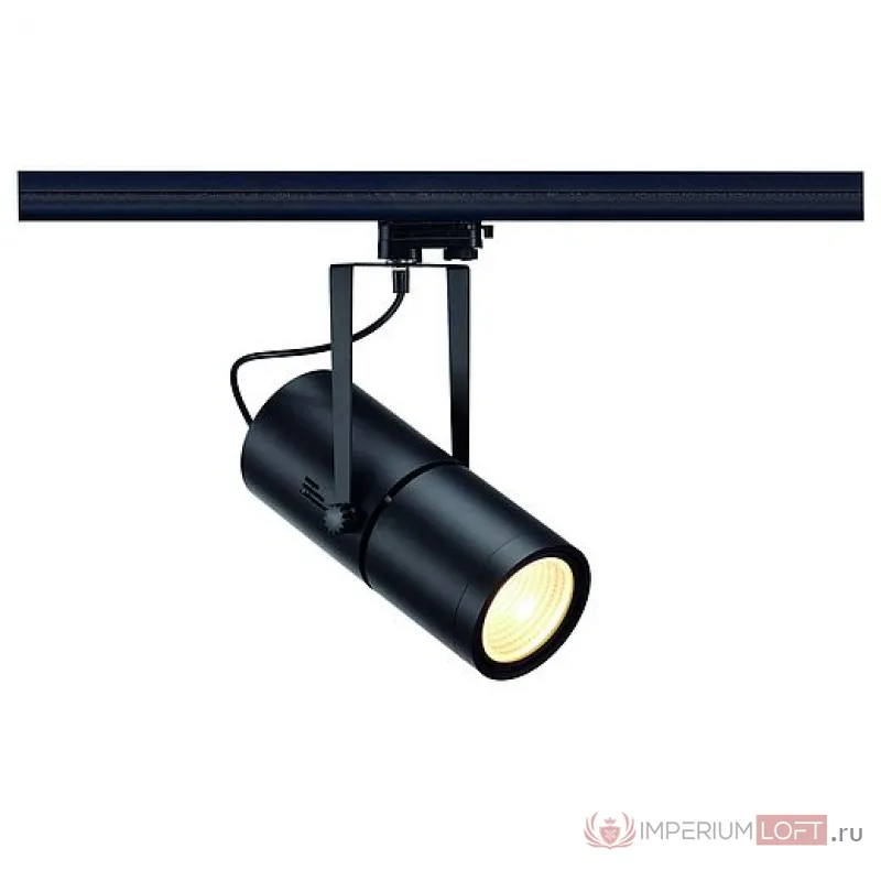 3Ph, EURO SPOT G12-E светильник с ЭПРА для лампы HIT-CE G12 70Вт, 60°, черный от ImperiumLoft