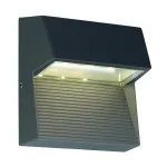 LED DOWNUNDER SQUARE светильник настенный IP44 с 3 PowerLED по 1Вт (5Вт), 3000K, 100lm, антрацит