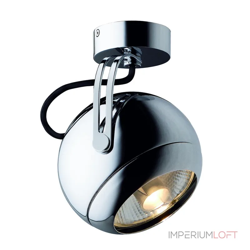 LIGHT EYE SPOT светильник накладной для лампы ES111 75Вт макс., хром