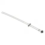 TENSEO, WIRE MR16 светильник для ламп MR16, MR11 или G4 20Вт макс., хром / черный