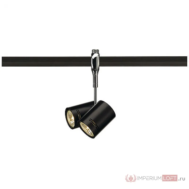 EASYTEC II®, BIMA 2 светильник для 2-х ламп GU10 по 50Вт макс, хром / черный от ImperiumLoft