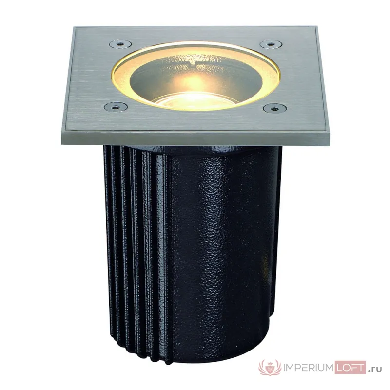 DASAR® EXACT GU10 SQUARE светильник встраиваемый IP67 для лампы GU10 35Вт макс., сталь от ImperiumLoft