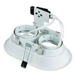 HORN 2 MR16 светильник встраиваемый для 2-х ламп MR16 по 50Вт макс., белый