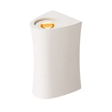 PLASTRA CURVE LED светильник настенный с LED 2x 2.2Вт (6.6Вт), 3000К, 200lm, белый гипс