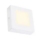 SENSER SQUARE 6W светильник накладной 230V c SMD LED 6Вт (6.7Вт), 3000K, 230lm, c БП, белый