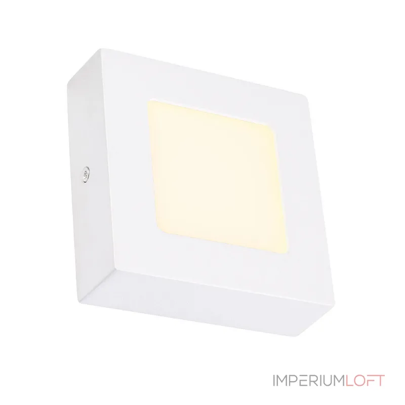 SENSER SQUARE 6W светильник накладной 230V c SMD LED 6Вт (6.7Вт), 3000K, 230lm, c БП, белый SENSER SQUARE 6W светильник накладной 230V c SMD LED 6Вт (6.7Вт), 3000K, 230lm, c БП, белый