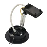 NEW TRIA XL ROUND GU10 светильник встраиваемый для лампы GU10 50Вт макс., черный