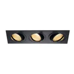 NEW TRIA 3 DL SET светильник с 3 COB LED по 6Вт (30Вт), 2700К, 2300lm, 38°, с блоком питания, черный
