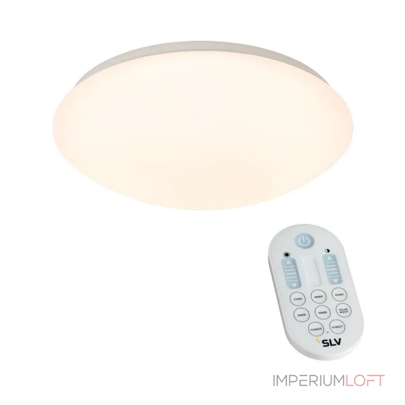 LIPSY 36 MASTER KELVIN CONTROL светильник накладной с ПДУ и LED 39Вт, 2700-6500К, 2300-2900lm, белый