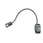 DIO FLEX PLATE LED светильник накладной с выключателем и PowerLED 1Вт (2.2Вт), 4000К, 80lm, хром