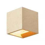 SOLID CUBE светильник настенный для лампы QT14 G9 25Вт макс., желтый песчанник