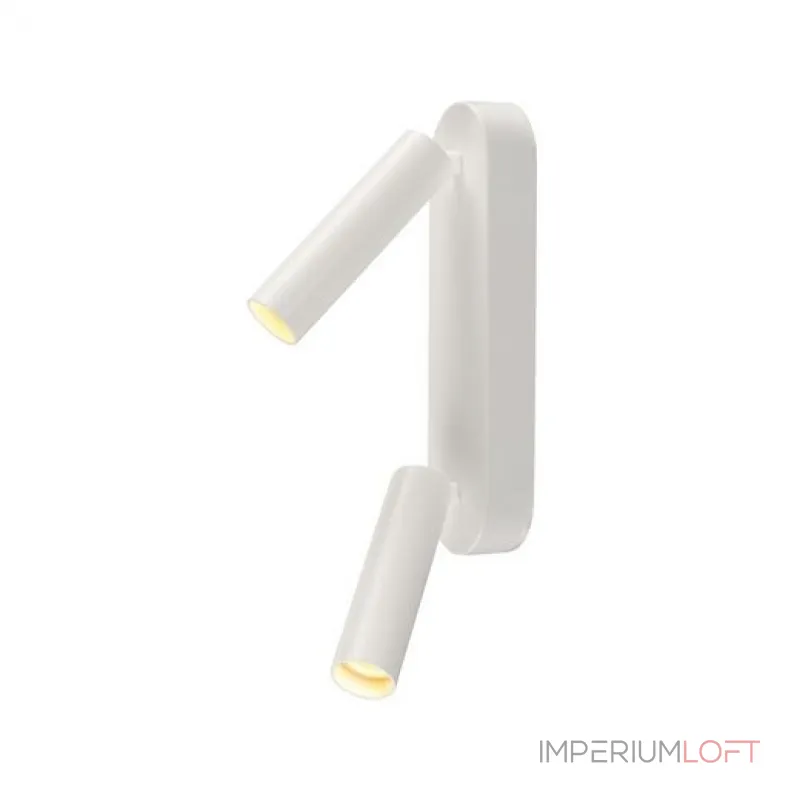 KARPO SPOT 2 светильник накладной с LED 2х 7.5 Вт (19Вт), 3000К, 940lm, белый