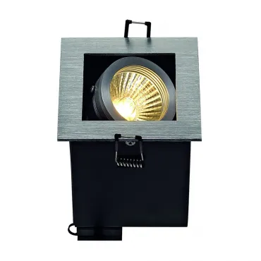 KADUX 1 GU10 светильник встраиваемый для лампы GU10 50Вт макс., матированный алюминий
