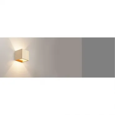 SOLID CUBE светильник настенный для лампы QT14 G9 25Вт макс., желтый песчанник от ImperiumLoft