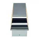 ASSO 70 LED светильник настенный с COB LED 5Вт (7.6Вт), 3000K, 350lm, матированный алюминий / белый