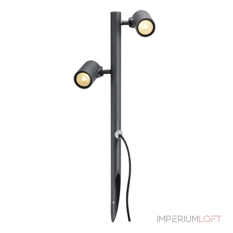 HELIA LED 2 светильник IP55 без основания с LED 2x 8Вт, 3000К, 900lm, антрацит
