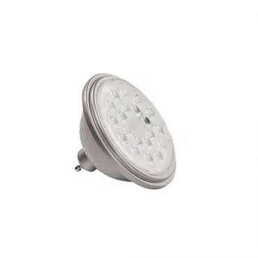 SLV VALETO®, LED ES111 Dim to Warm источник света, 9,5Вт, 25°, 2700-6500K, 830лм, серебристый корпус