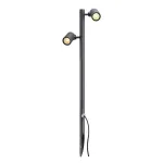 HELIA LED 2 светильник IP55 без основания с LED 2x 8Вт, 3000К, 900lm, антрацит