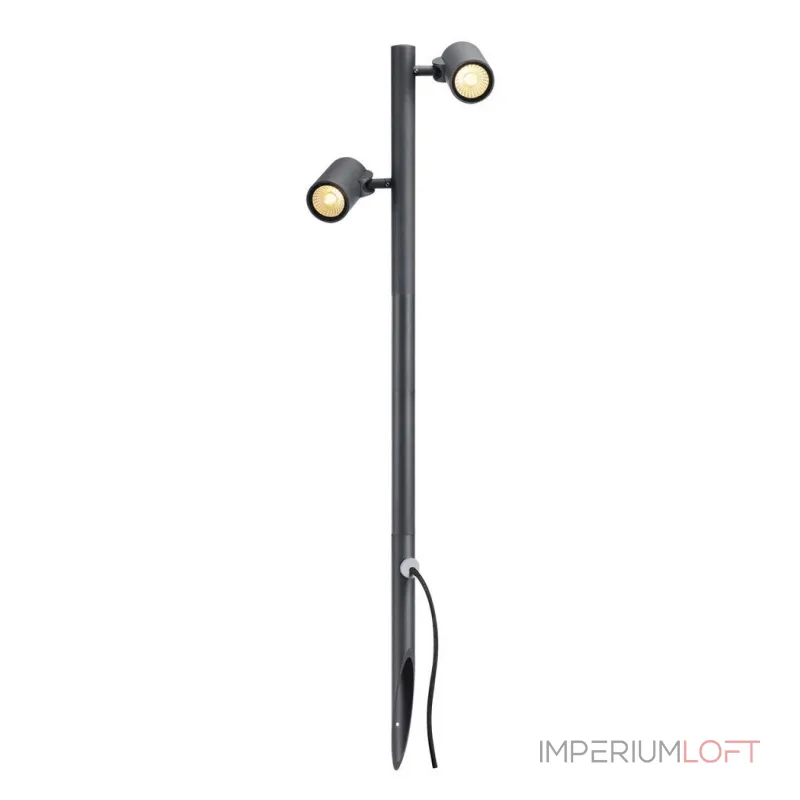 HELIA LED 2 светильник IP55 без основания с LED 2x 8Вт, 3000К, 900lm, антрацит