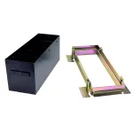 AIXLIGHT® PRO, 3 FRAMELESS корпус безрамочный для 3-x светильников MODULE, черный