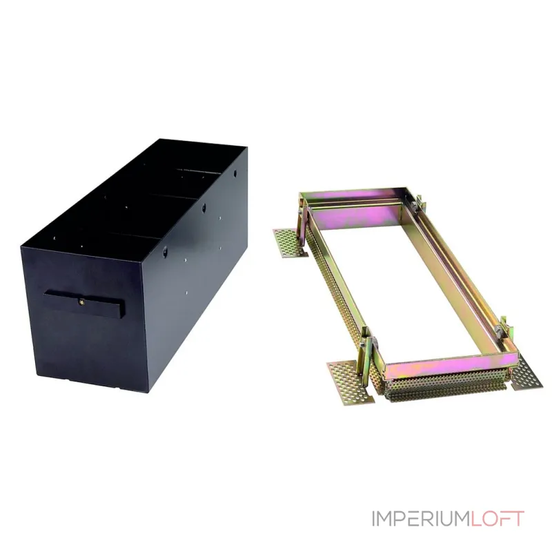 AIXLIGHT® PRO, 3 FRAMELESS корпус безрамочный для 3-x светильников MODULE, черный AIXLIGHT® PRO, 3 FRAMELESS корпус безрамочный для 3-x светильников MODULE, черный