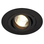 NEW TRIA XL ROUND GU10 светильник встраиваемый для лампы GU10 50Вт макс., черный